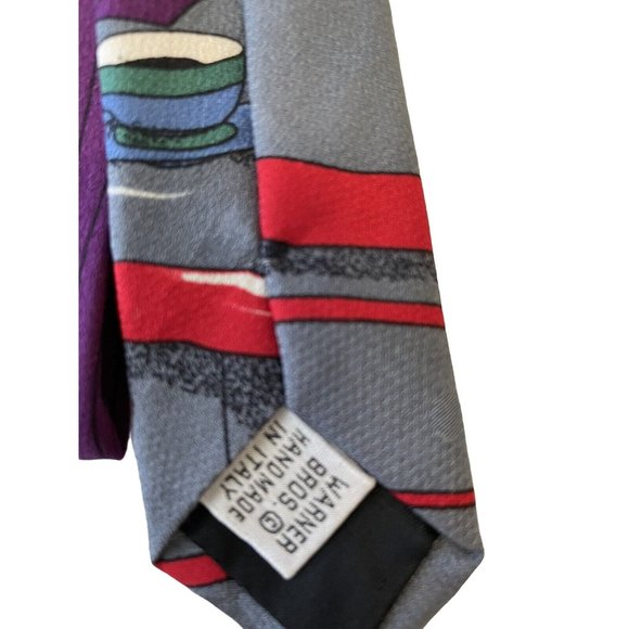 Bugs Bunny Looney Tunes Men's Tie Computer Nerd 1990's - Picture 4 of 4